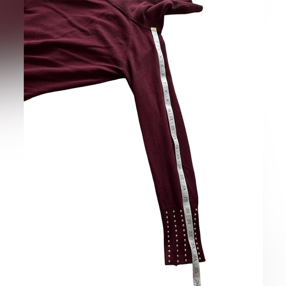 Emma & Posh elegant burgundy sweater dress. Size L Valentine feminine romantic - Picture 7 of 10